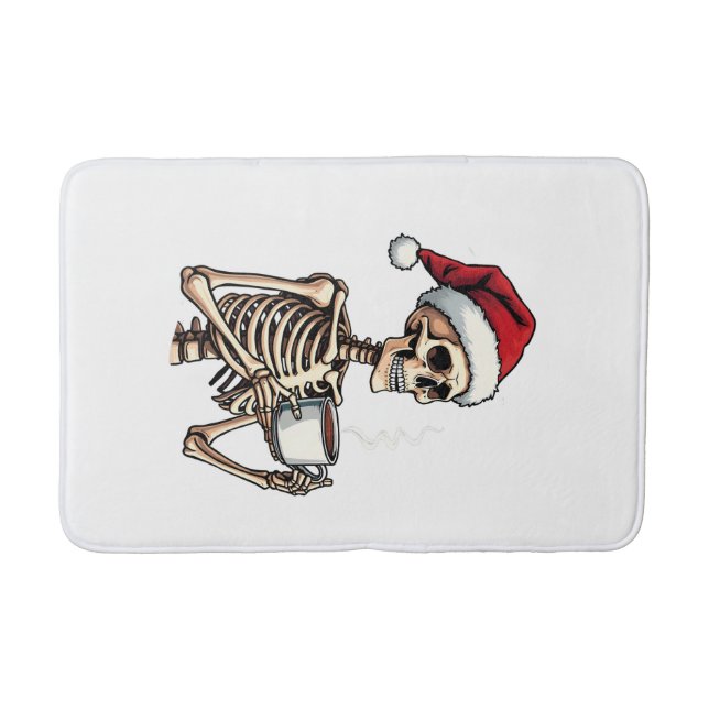 Wunderschönes Halloween Weihnachtsfest Badematte (Vorderseite)