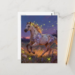 Wunderschönes Jahr des Pferdes Postkarte
