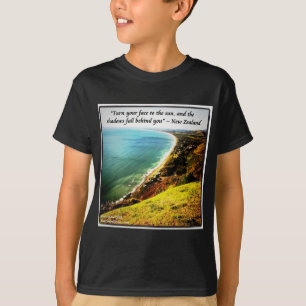 Wunderschönes Neuseeland und berühmtes Sprichwort T-Shirt