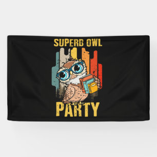 Wunderschönes Owl-Party, was wir im Schatten-Klas Banner