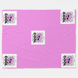 Wunderschönes Pink Dog Fleece Blanket