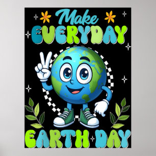 Wunderschönes Plakat am Tag der Erde 2026