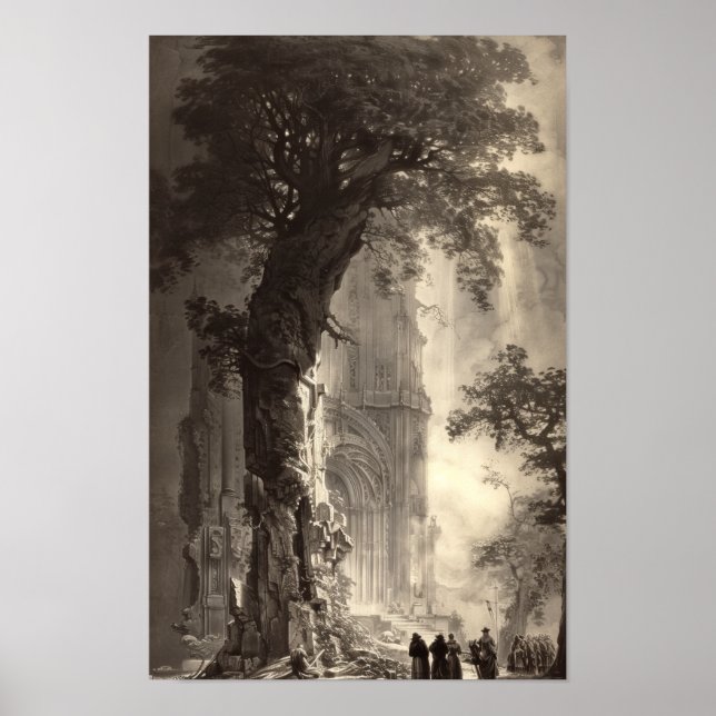 Wunderschönes realistisches Kunstdruckposter - Ate Poster (Vorne)