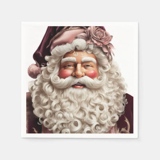 Wunderschönes Santa-Claus-Papier Serviette