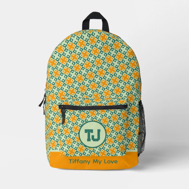 Wunderschönes Sommerrucksack für Reisen Bedruckter Rucksack (Vorderseite)