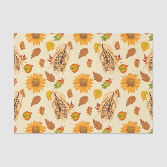 Wunderschönes Tissue-Papier für den Herbst Seidenpapier (Vorderseite)