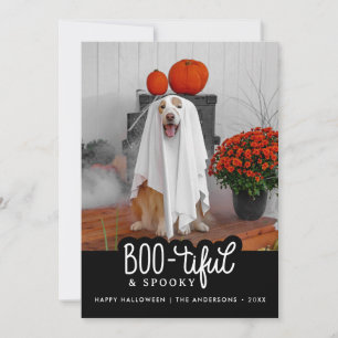 Wunderschönes und lustiges Halloween-Foto Karte