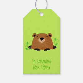 Wunderschönes Waldgrundmuster Geschenkanhänger