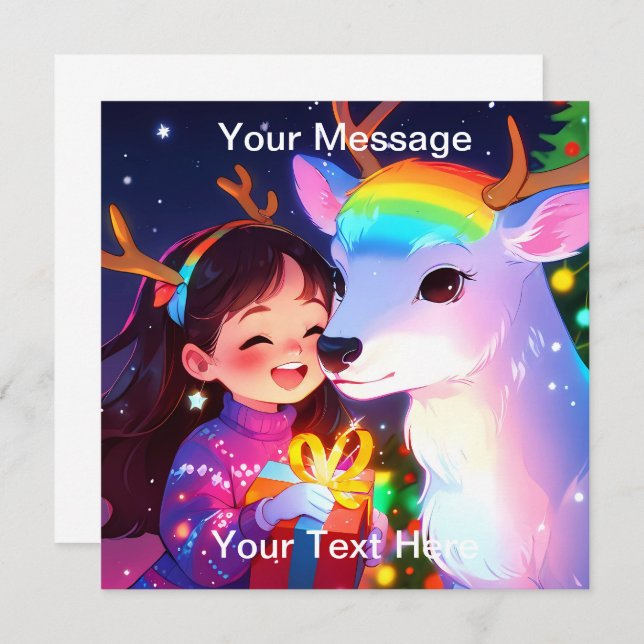 Wunderschönes Weihnachtsglühen (Vorne/Hinten)