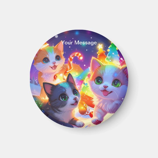 Wunderschönes Weihnachtsglühen Magnet (Vorne)