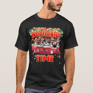 Wundervoller Weihnachtsgeschenk für süße Hunderass T-Shirt
