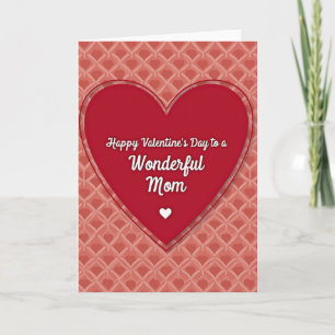 Wundervolles Mutter Valentinstag Karte