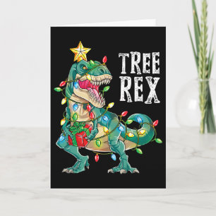 Wundervollster Weihnachts-Co-Dinosaurier-Weihnacht Karte