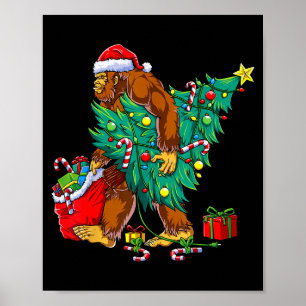 Wundervollster Weihnachtsbaum Co Bigfoot Poster