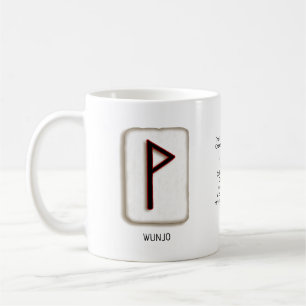 Wunjo RuneStone-Tasse Kaffeetasse
