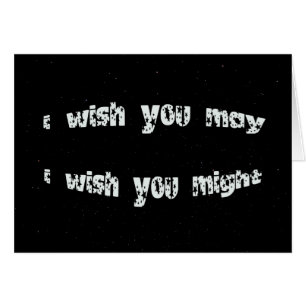 Wunsch auf einem Stern