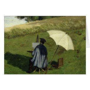 Wunsch Dubois, das im Freien, c.1852 malt