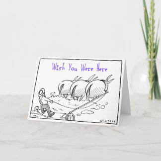 Wunsch waren Sie hier Karte