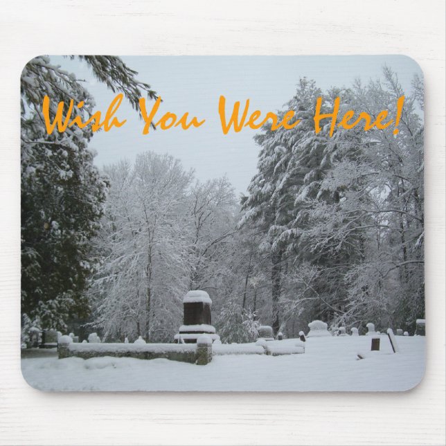 Wunsch waren Sie hier! Mousepad (Vorne)