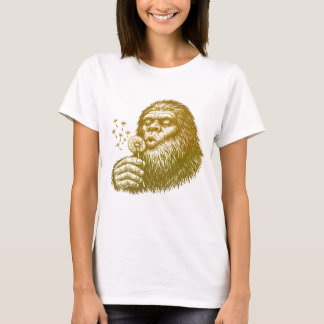 Wunschblasender lustiger Bigfoot Sasquatch Humor T-Shirt