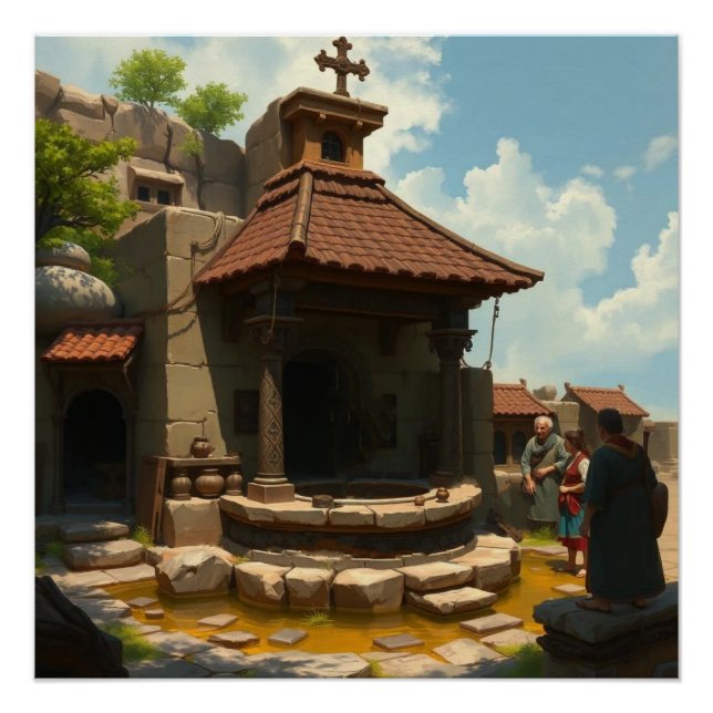 Wunschbrunnen Poster (Vorderseite)
