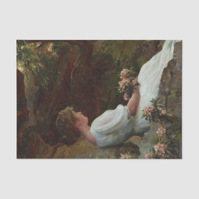 Wunschdenken von Charles Courtney Curran Seidenpapier (Vorderseite)