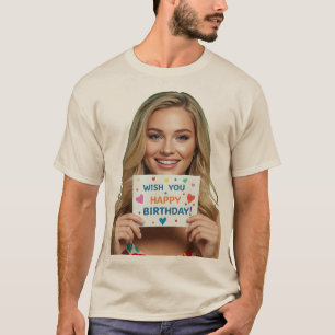 wünsche dir glücklichen Geburtstag T-Shirt