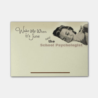 Wünsche eines Schulpsychologen Post-it Notes Klebezettel