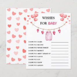 Wünsche für Baby | Valentinisches Kinderduschenspi