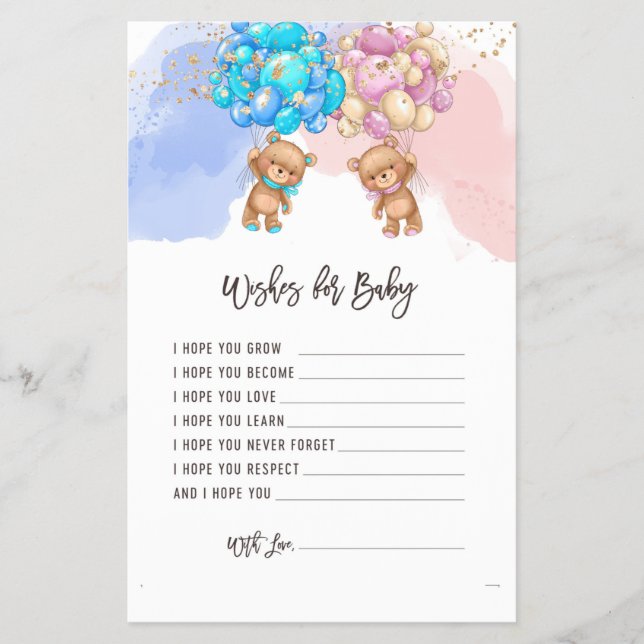 Wünsche für das Spiel des Geschlechts Flyer (Vorne)