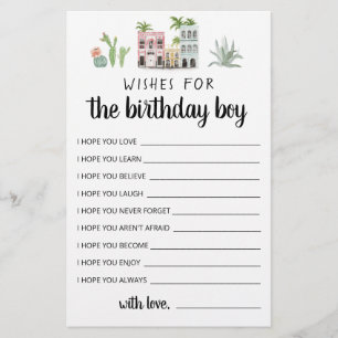 Wünsche für den Geburtstagskind