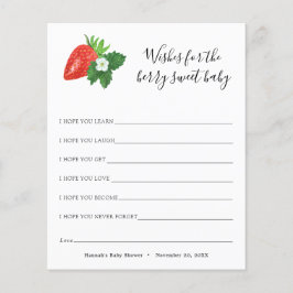 Wünsche für die Berry Sweet Baby Card