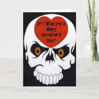 Wünsche ich dir einen glücklichen Valentinstag? Feiertagskarte