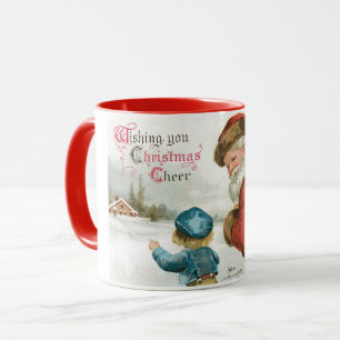 Wünsche Ihnen Weihnachtsfreude von Ellen Clapsaddl Tasse