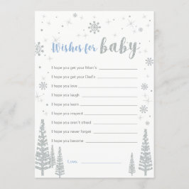 Wünsche nach Baby Card, Blue Boy Baby Showspiel Einladung
