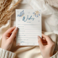Wünsche nach Babykarte, Ocean Baby Showkarte
