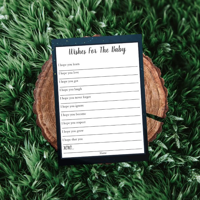 Wünsche nach dem Baby Twinkle Little Star Bear Einladung (Von Creator hochgeladen)