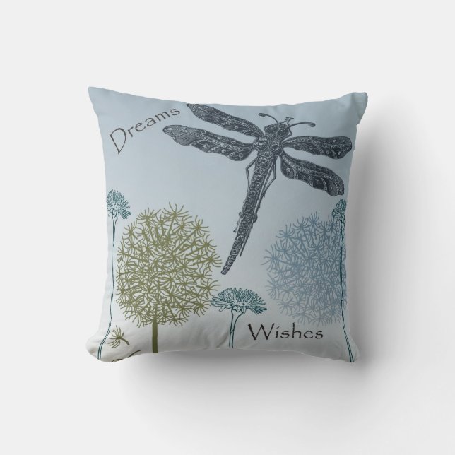 Wünsche und Träume Kissen (Vorderseite)