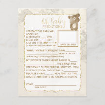 Wünsche & Vorhersagen Baby Sprinkle Cards