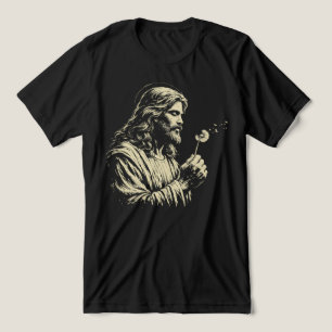 Wünsche wehen Jesus Löwenzahn verweht Vintage Art Tri-Blend Shirt