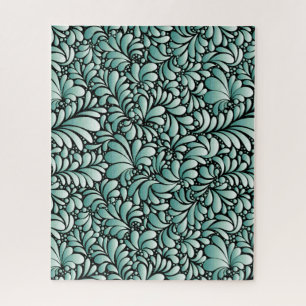 Wünschen Fleur-Muster in Minty Green