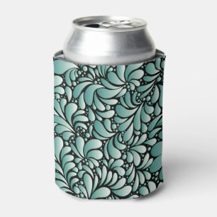 Wünschen Fleur-Muster in Minty Green Dosenkühler