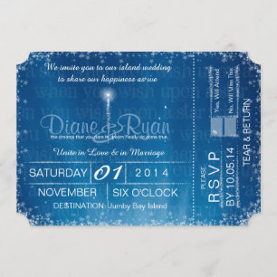 Wünschen Nach einer Hochzeitsreise Einladung