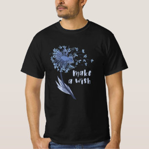 Wünschen Sie sich eine Dandelion-Blume T-Shirt