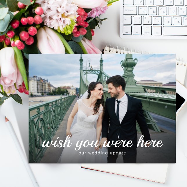 Wünschen Sie sich hier das Elopement/Wedding Updat Ankündigungspostkarte (Von Creator hochgeladen)