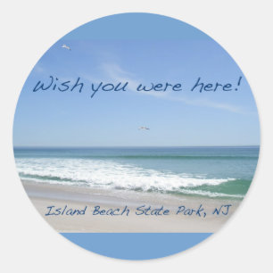 Wünschen Sie, Sie wären hier IBSP NJ Gulls Sticker