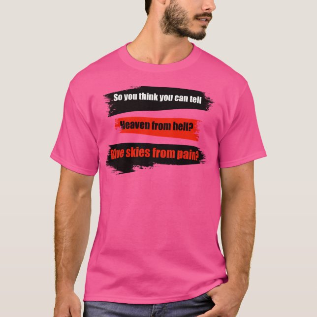 Wünschen Sie, Sie wären hier Pink Floyd Texte Buch T-Shirt (Vorderseite)
