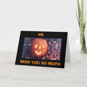 WÜNSCHEN WIR, DASS WIR DAS "IN PERSON" HALLOWEEN S KARTE