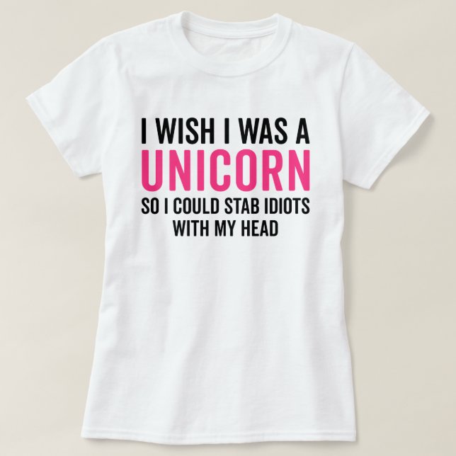 Wünschenswert war ein einmaliges Zitat T-Shirt (Design vorne)