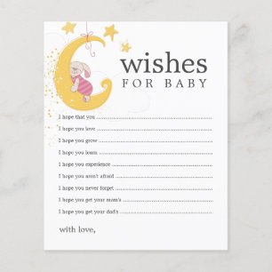 Wunschkarten für Babykaninchen-Baby-Party-Ratgeber